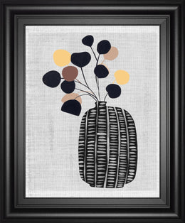 Decorated Vase With Plant Iii By Melissa Wang 22X26 Framed Print