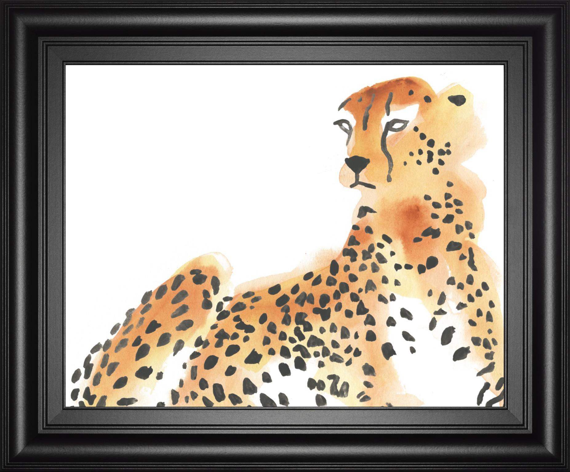 Majestic Cheetah I By June Erica Vess 22X26 Framed Print