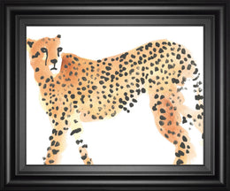 Majestic Cheetah Ii By June Erica Vess 22X26 Framed Print