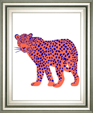 Bright Leopard I By Emma Scarvey 22X26 Framed Print
