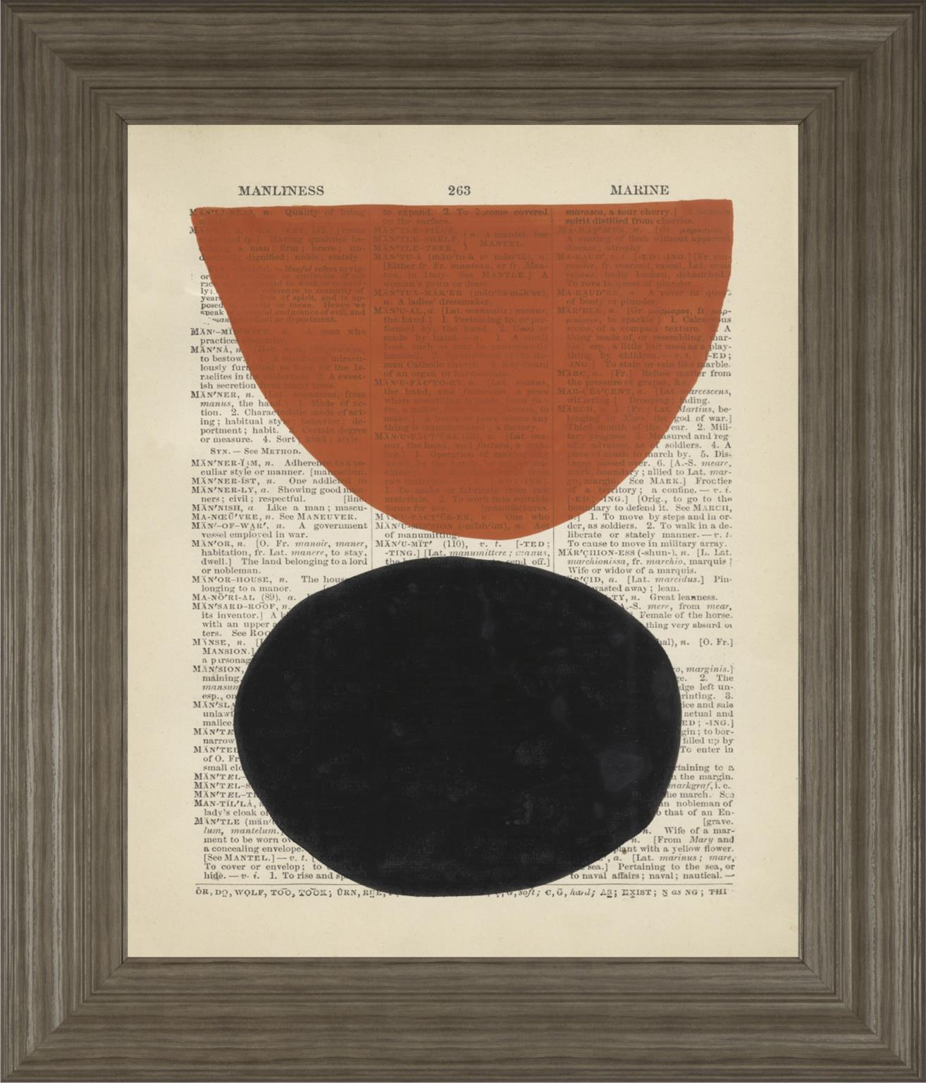 Modern Definition Iv By RenÃ©E W. Stramel 22X26 Framed Print