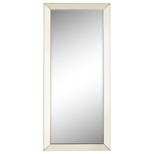 Barnett 30 x 70 Inch  Length Floor or Wall Mirror Silver