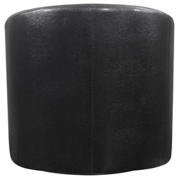 Turner Upholstered Barrel Back Swivel Chair Champagne