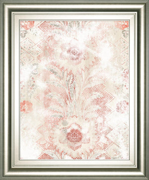 World Traveler Textile I By June Erica Vess 22X26 Framed Print
