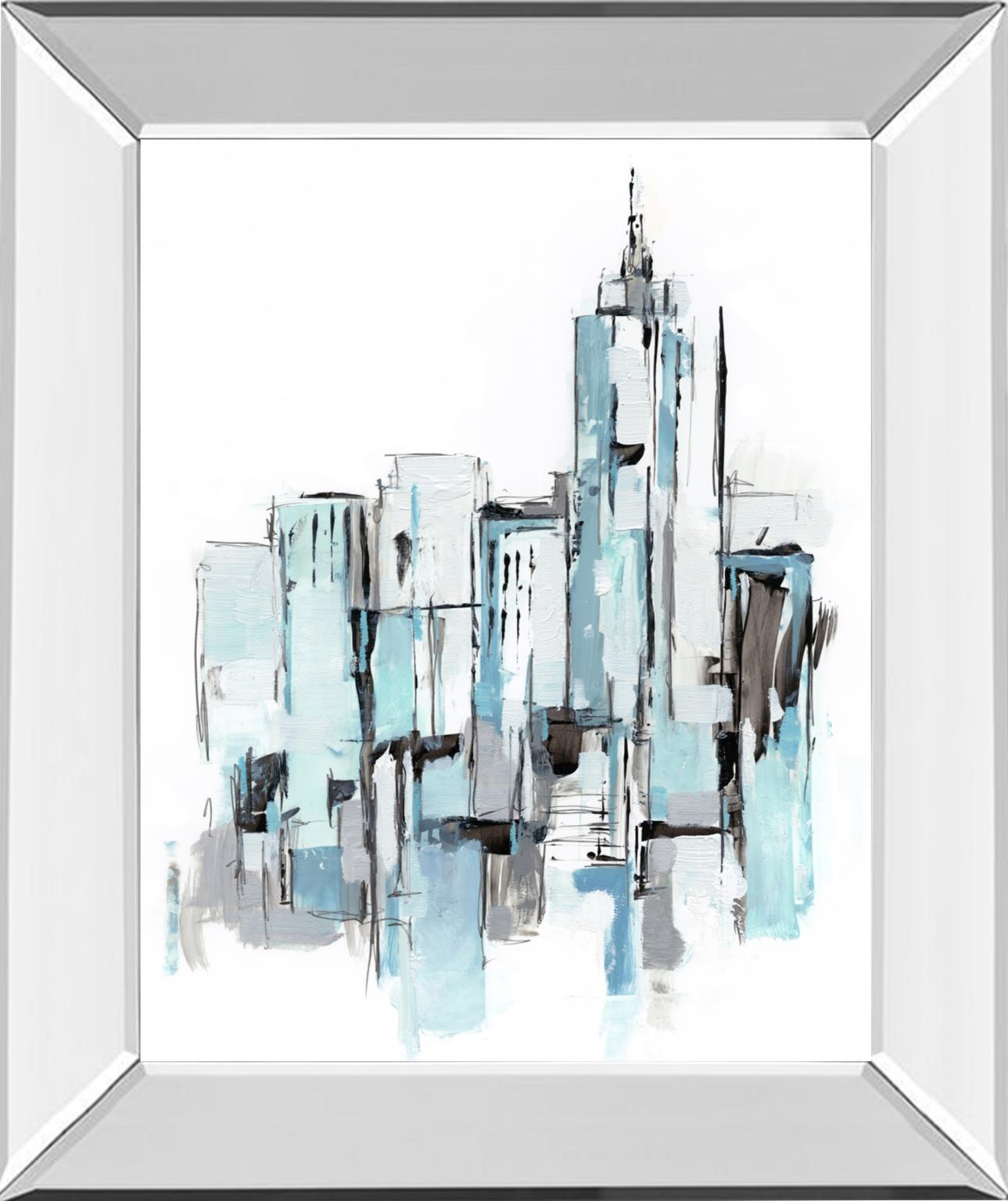 Blue City I By Ethan Harper 22X26 Mirror Frame Print