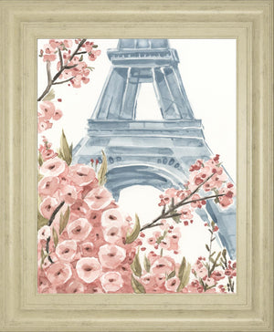 Paris Cherry Blossoms I By Annie Warren 22X26 Framed Print