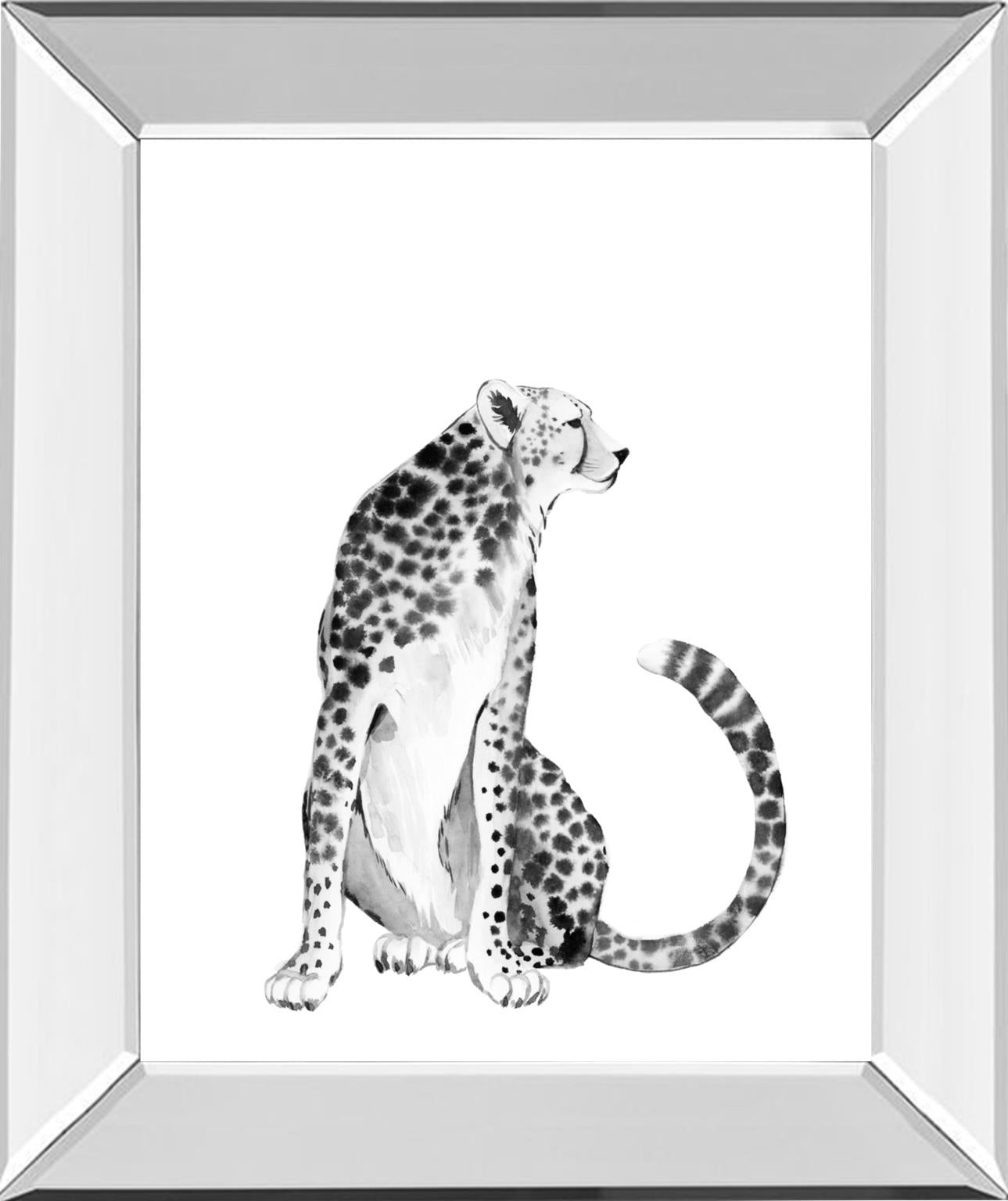 Chrome Cheetah I By Grace Popp 22X26 Mirror Frame Print