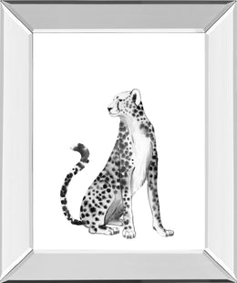 Chrome Cheetah Ii By Grace Popp 22X26 Mirror Frame Print