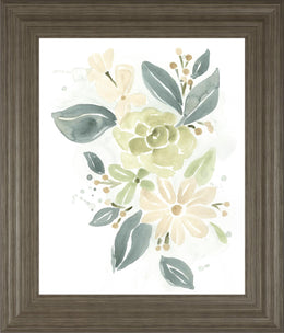 Spring Greens I By June Erica Vess 22X26 Framed Print