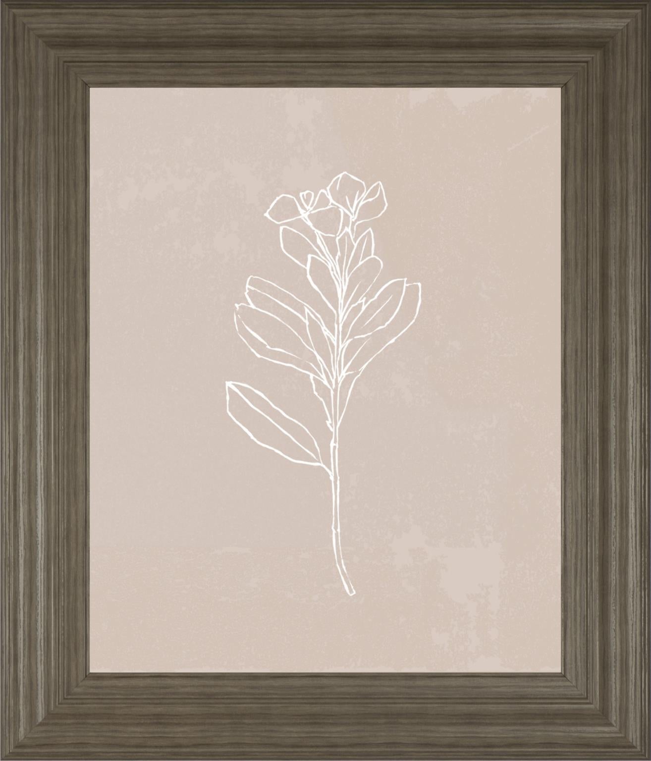Blush Bloom I By Annie Warren 22X26 Framed Print