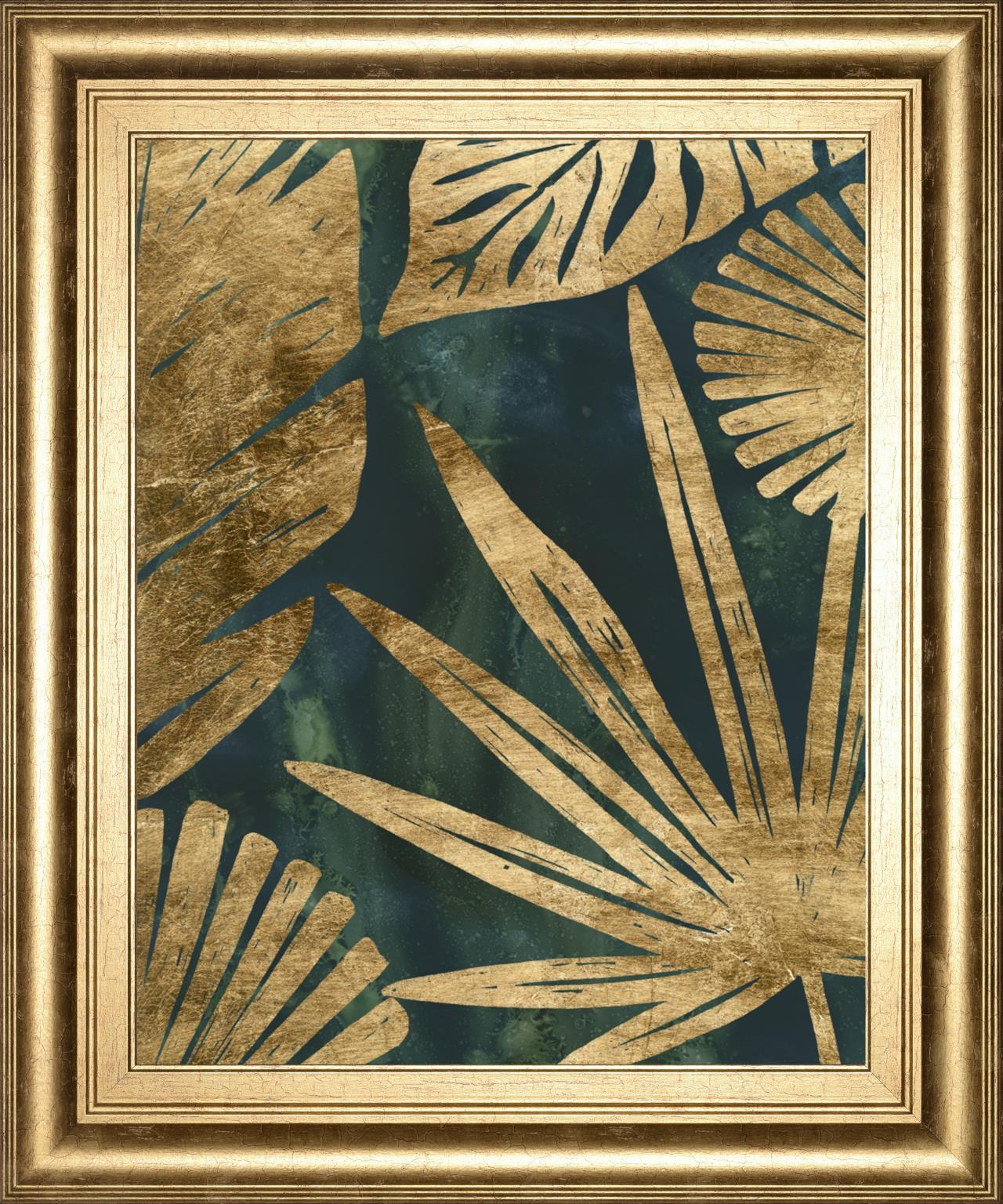Emerald Jungle I By June Erica Vess 22X26 Framed Print