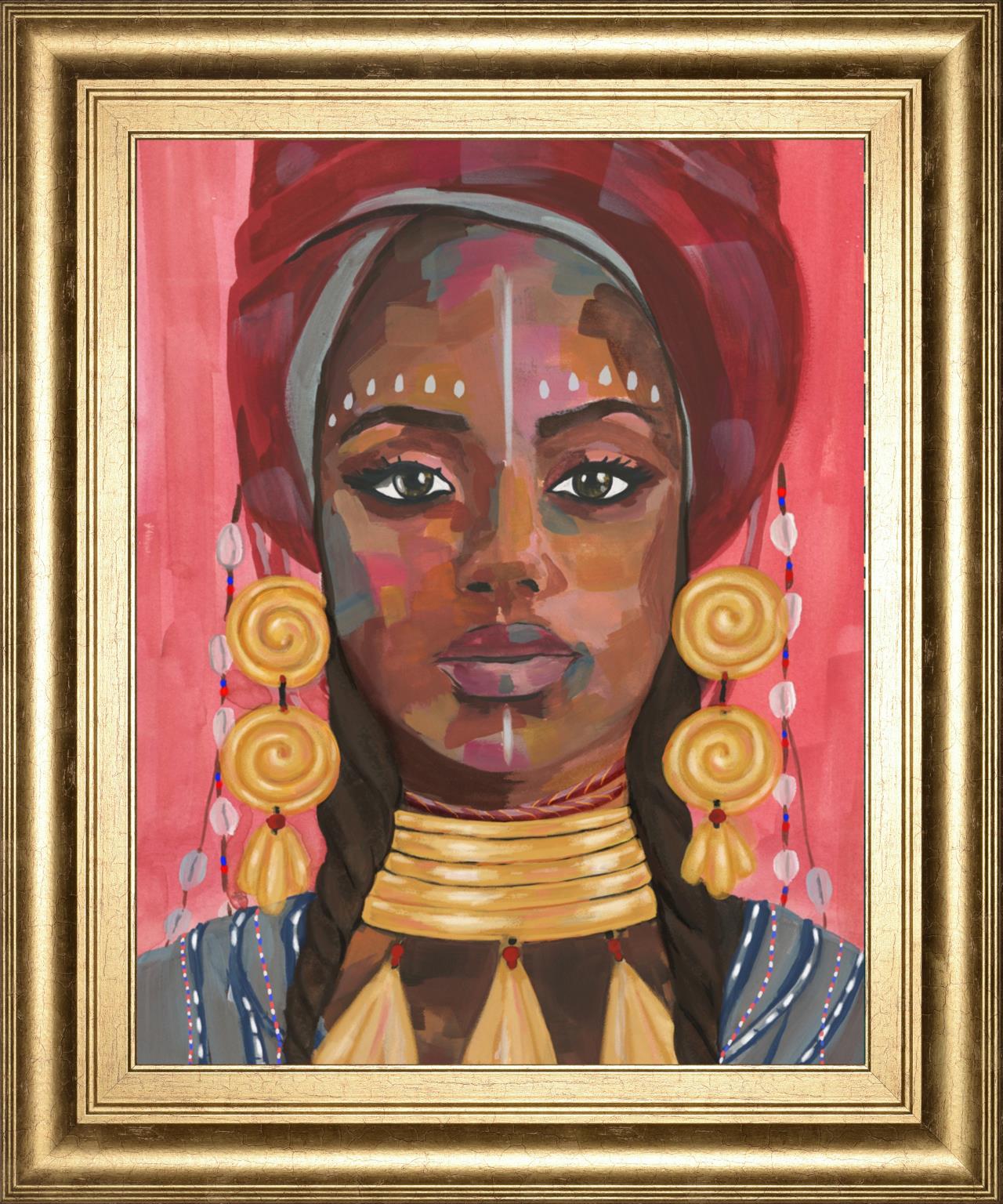 Ornament Empress I By Annie Warren 22X26 Framed Print