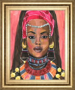 Ornament Empress Ii By Annie Warren 22X26 Framed Print