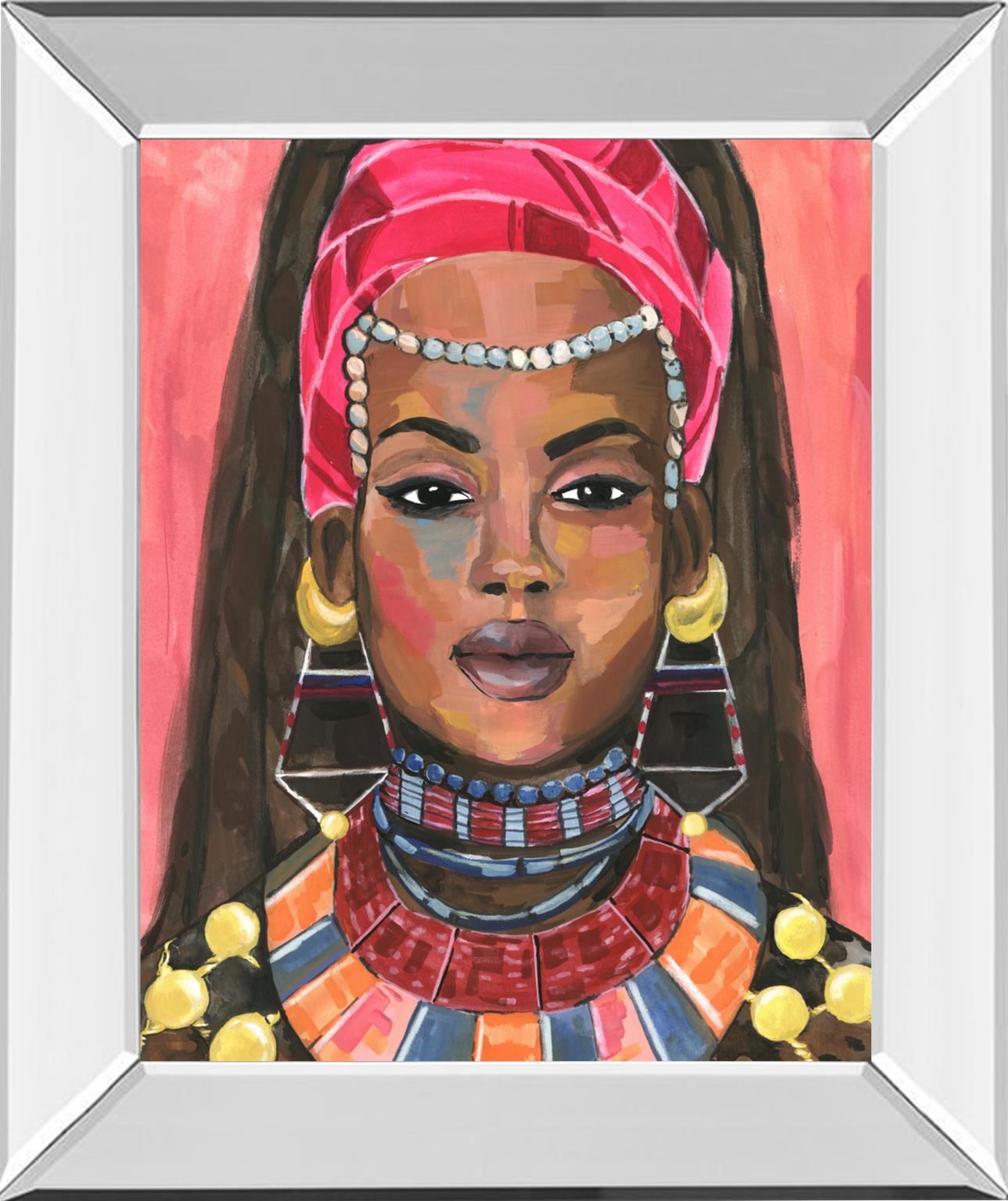 Ornament Empress Ii By Annie Warren 22X26 Mirror Frame Print