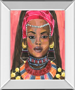 Ornament Empress Ii By Annie Warren 22X26 Mirror Frame Print