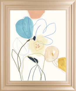 Contour Garden Iii By June Erica Vess 22X26 Framed Print