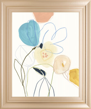 Contour Garden Iii By June Erica Vess 22X26 Framed Print