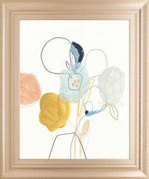 Contour Garden Iv By June Erica Vess 22X26 Framed Print