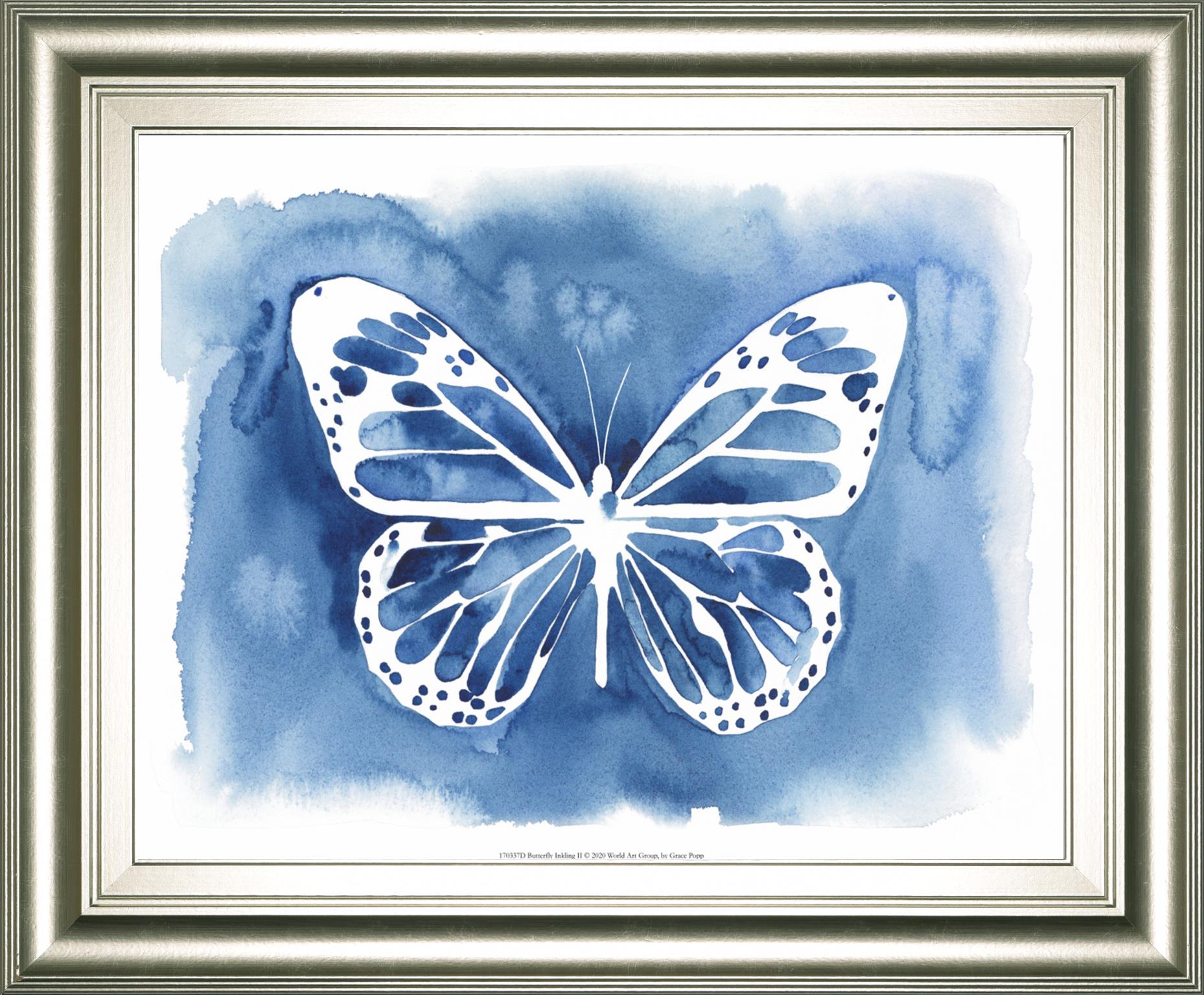 Butterfly Inkling Ii By Grace Popp 22X26 Framed Print