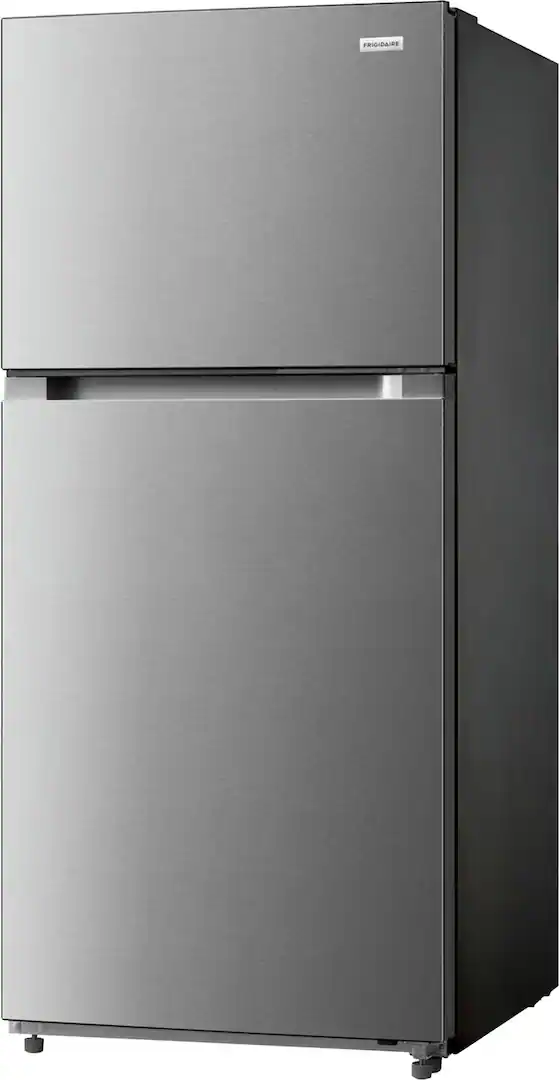 Frigidaire - 30 in. Wide 19 Cu. Ft. Garage Ready Top Freezer Refrigerator - Fingerprint-Resistant Stainless Steel Look