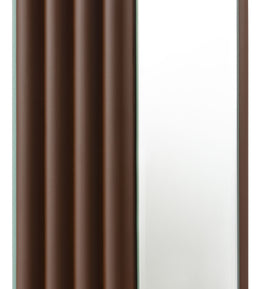 Elena 30-inch Square Tapered Mirrored Table Lamp Brown