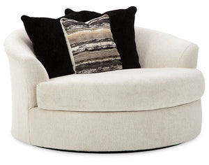 Cambri Oversized Round Swivel Chair