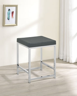 Afshan 3-drawer Vanity Set with Lighting Grey High Gloss