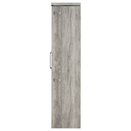 Alejo 2-door Engineered Wood Tall Cabinet Grey Driftwood