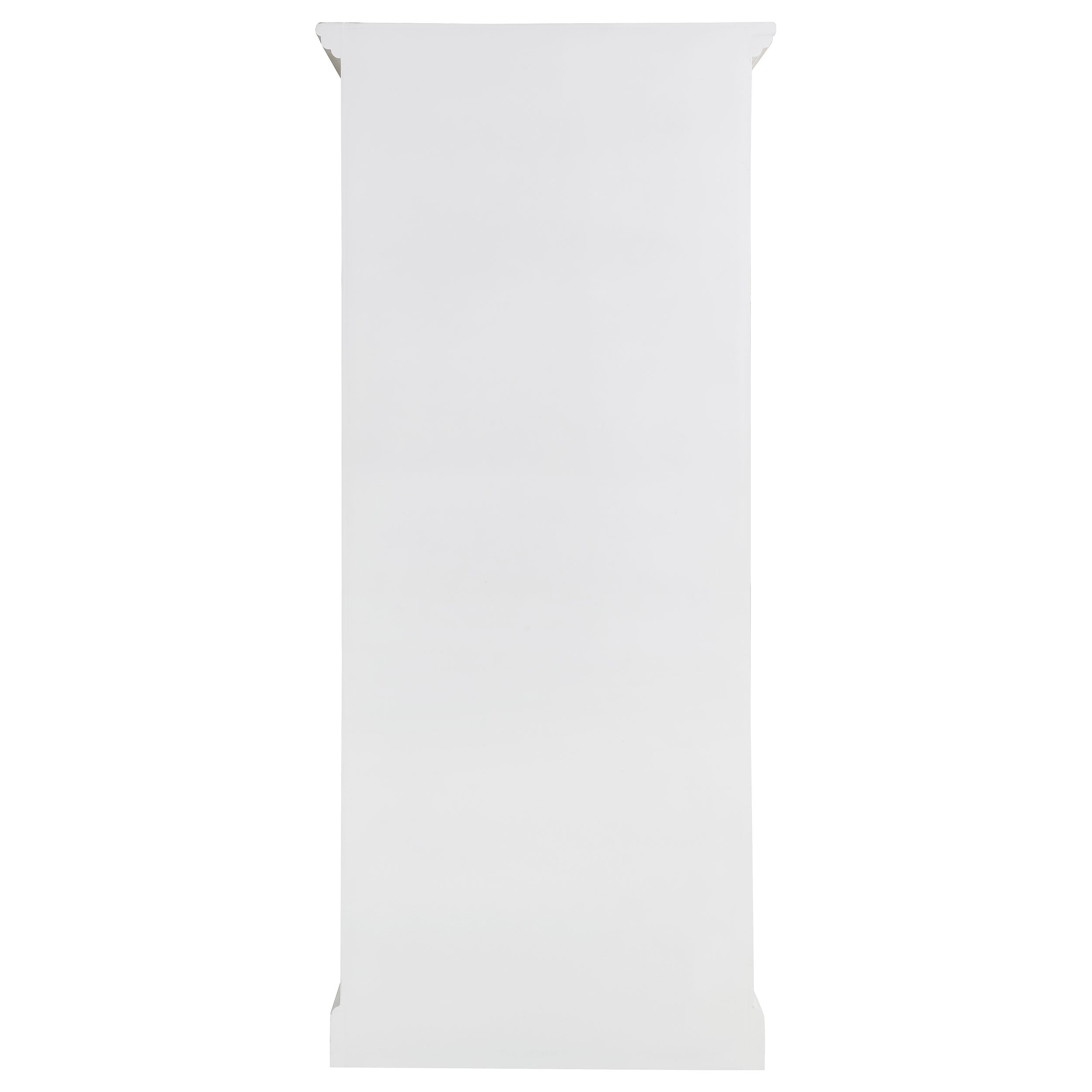 Tammi 2-door Wood Tall Cabinet Distressed White and Brown