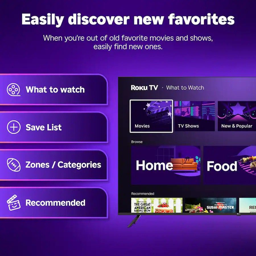 Roku - 65" Class 4K HDR LED Smart RokuTV