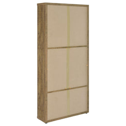 Hawthorne 4-shelf Glass Door Tall Cabinet with Drawers