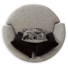 Megginson Oversized Round Swivel Chair
