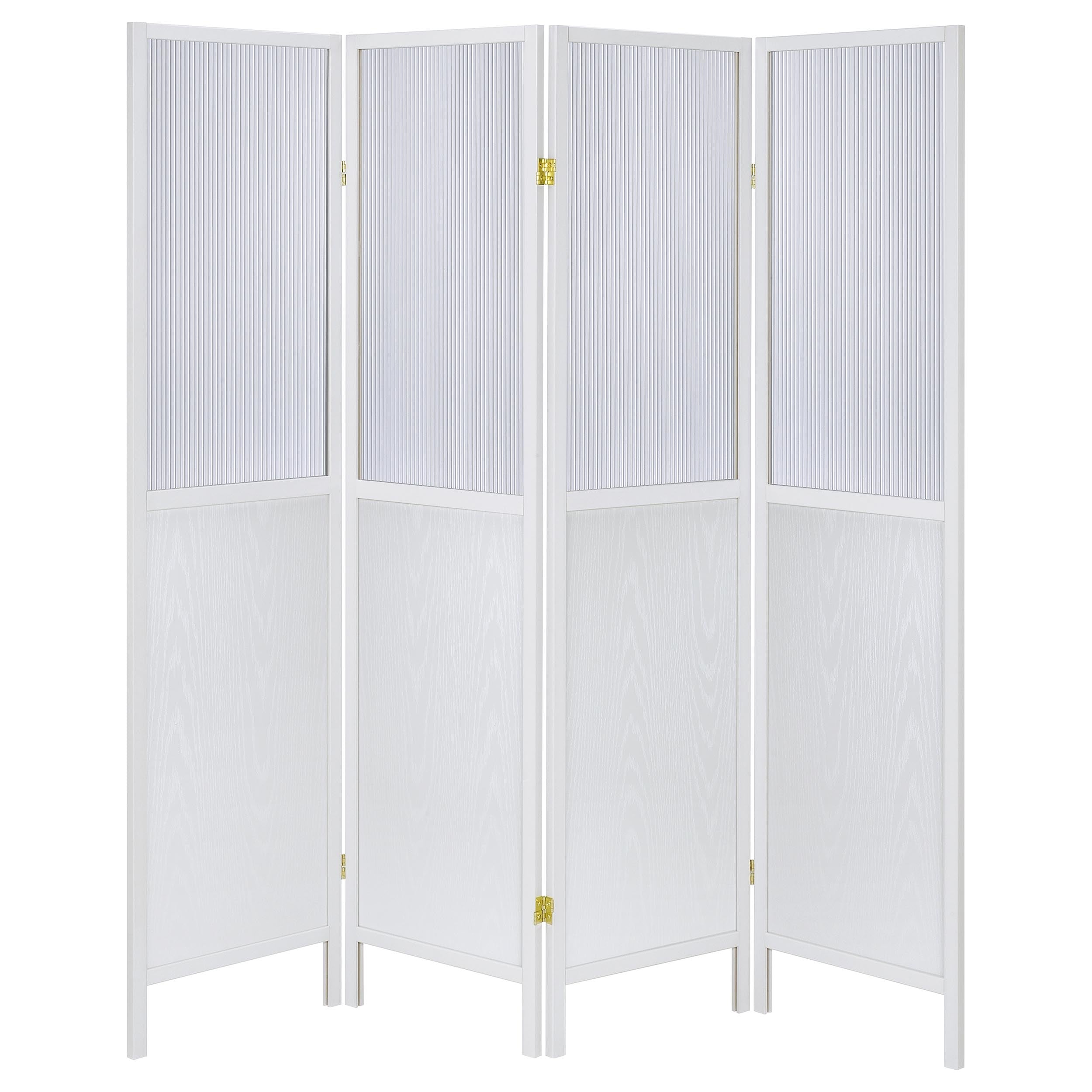 Mattison 4-Panel Room Divider Folding Shoji Screen Natural