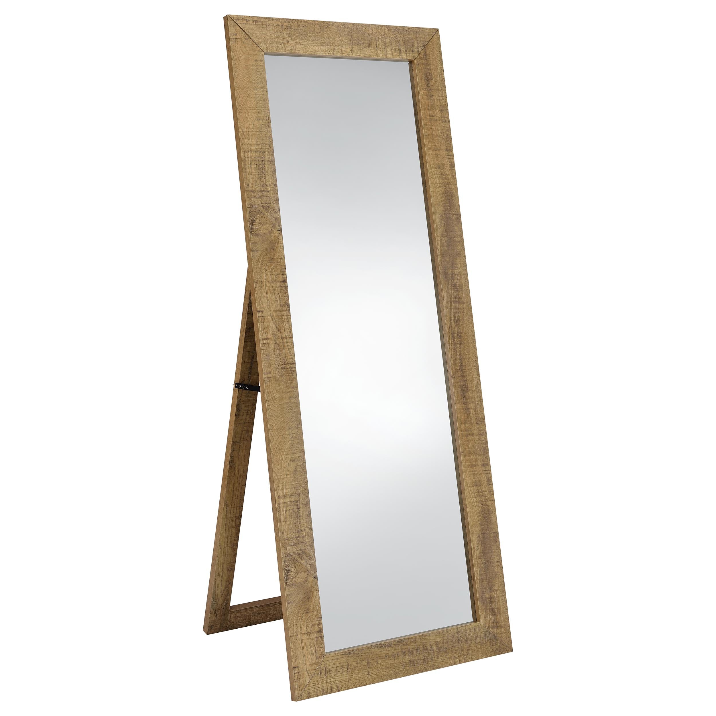 Cadence Tempered Glass  Length Mirror Grey Washed Oak