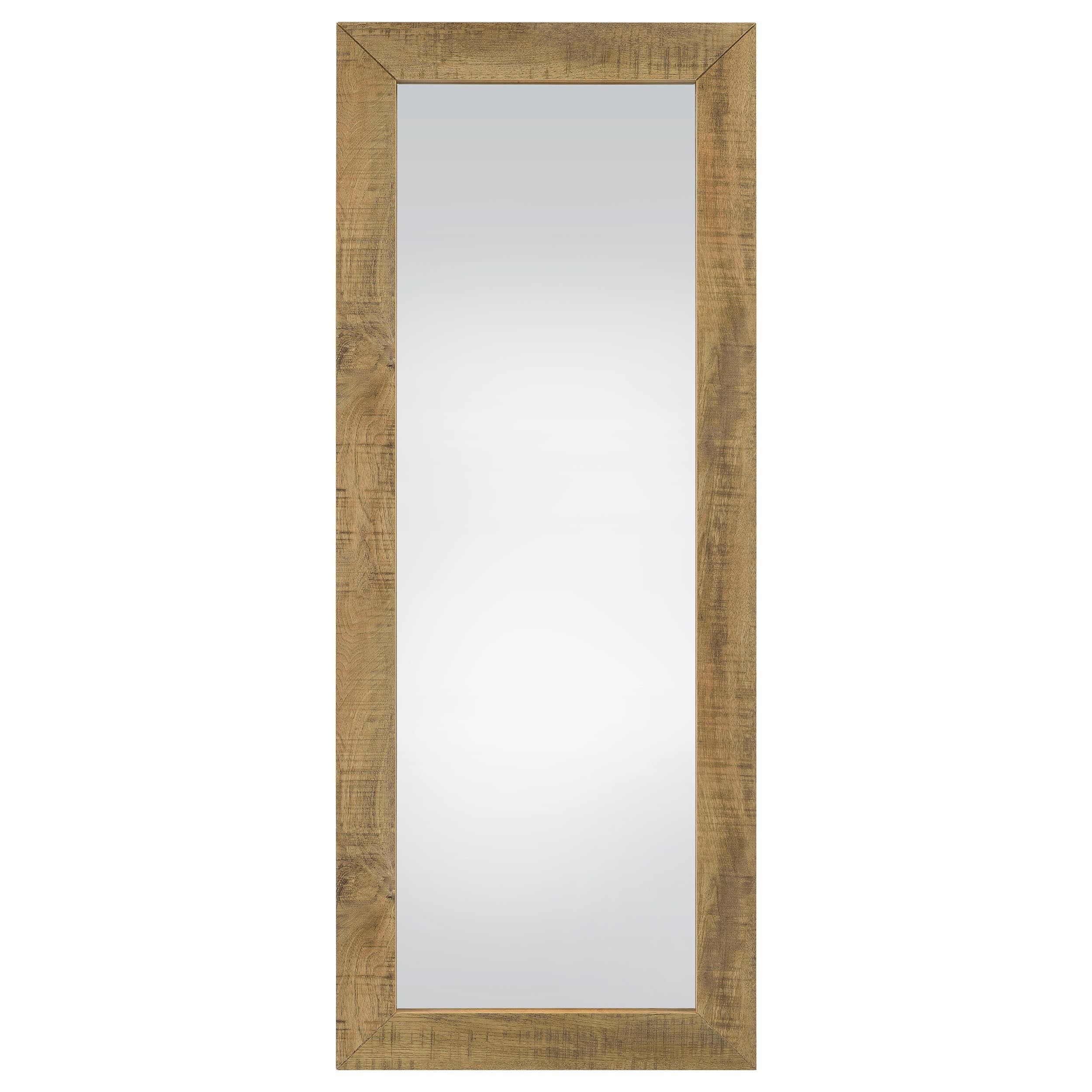 Cadence Tempered Glass  Length Mirror Grey Washed Oak