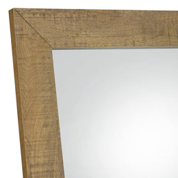 Cadence Tempered Glass  Length Mirror Grey Washed Oak