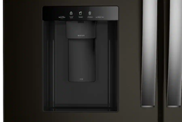 Whirlpool - 36 in. Wide 29 cu. ft. Family-Sized Capacity French Door Refrigerator with Flexible Temperature Drawer - Print Resist Blk Stnlss
