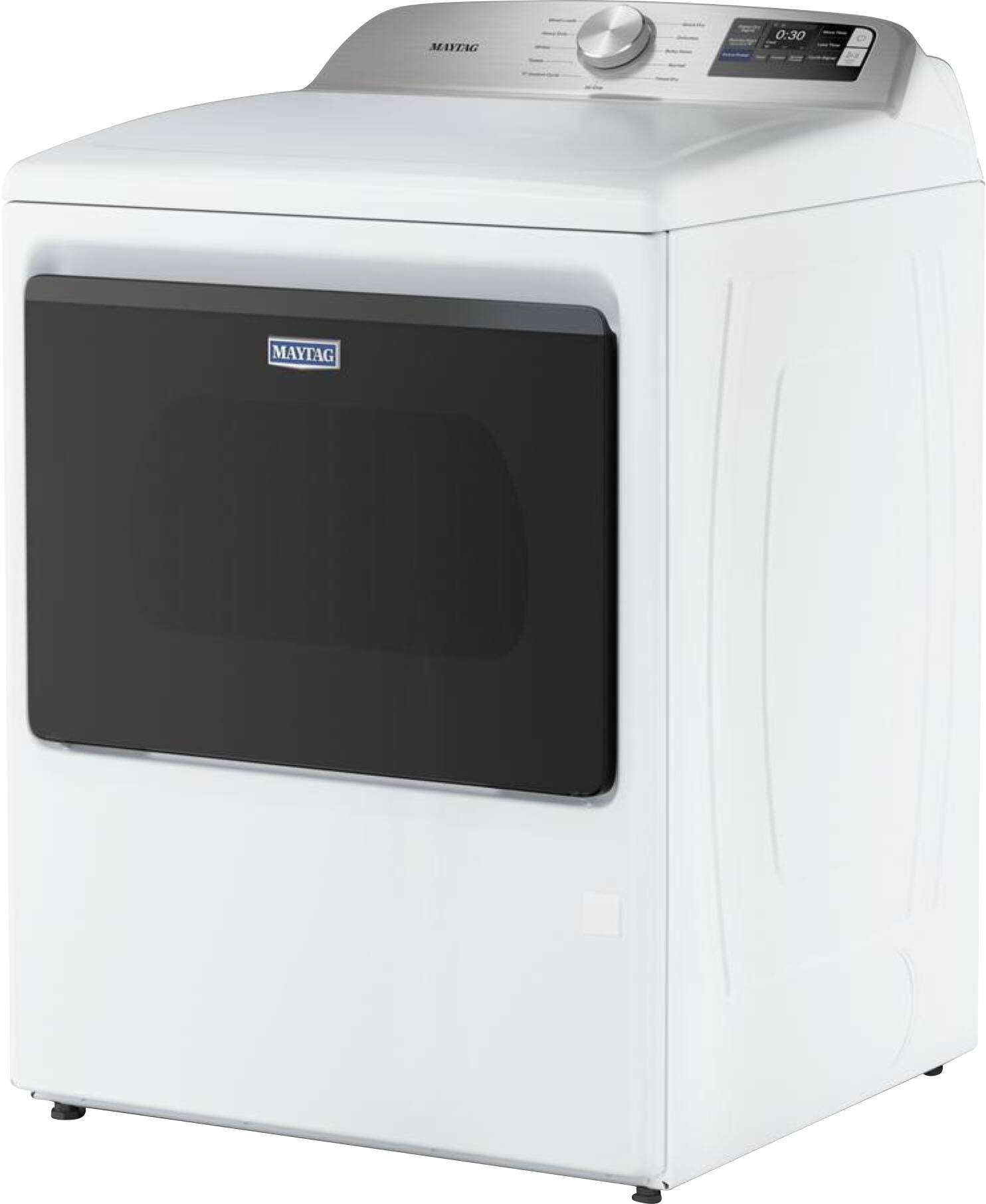 Package - Maytag - 5.3 Cu. Ft. High-Efficiency Smart Top Load Impeller Washer with Extra Power and 7.4 Cu. Ft. Smart Gas Dryer with Extra Power and Advanced Moisture Sensing - White