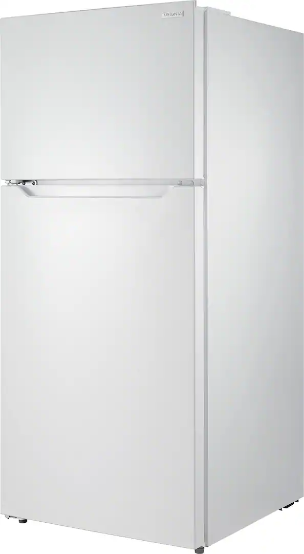 Insignia™ - 28 in. Wide 14.2 Cu. Ft. Top-Freezer Refrigerator with ENERGY STAR Certification - White