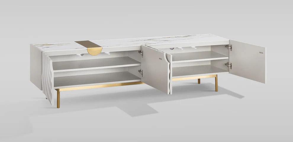 Onda TV Console (Cream White)