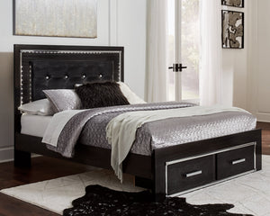 Kaydell Panel Bed with Storage