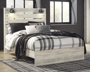 Cambeck Panel Bed with 2 Storage Drawers