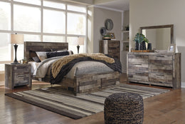 Derekson Panel Bed with Storage Drawers