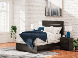 Hollivern Panel Bed with Storage