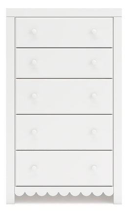 Mollviney Five Drawer Chest