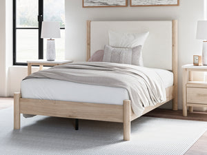 Cadmori Upholstered Panel Bed