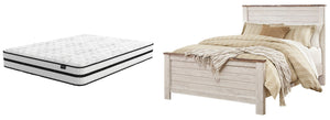 Willowton Queen Panel Bed with Mattress