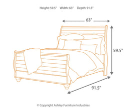 Willowton Panel Bed