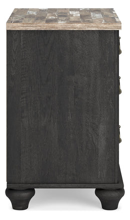 Nanforth Two Drawer Night Stand