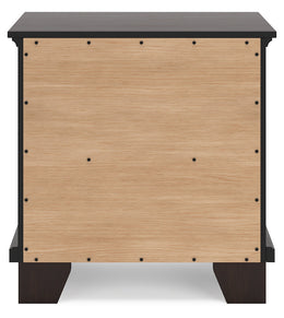 Covetown Two Drawer Night Stand